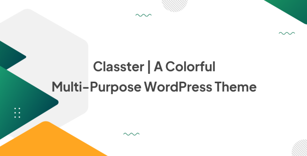 Classter | A Colorful Multi-Purpose WordPress Theme 3.0.0