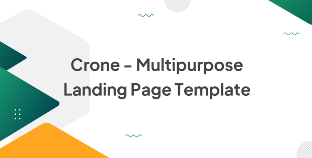 Crone - Multipurpose Landing Page Template