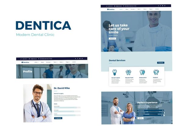 Dentica - Dental Clinic Elementor Template Kit