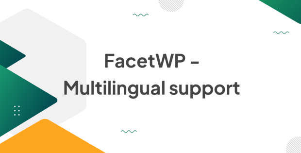 FacetWP - Multilingual support 1.0.1