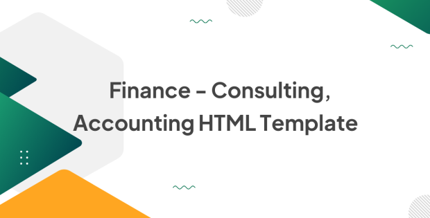 Finance - Consulting, Accounting HTML Template