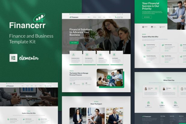 Financerr - Business & Finance Template Kit