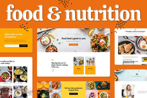 Food & Nutrition Elementor Template Kit