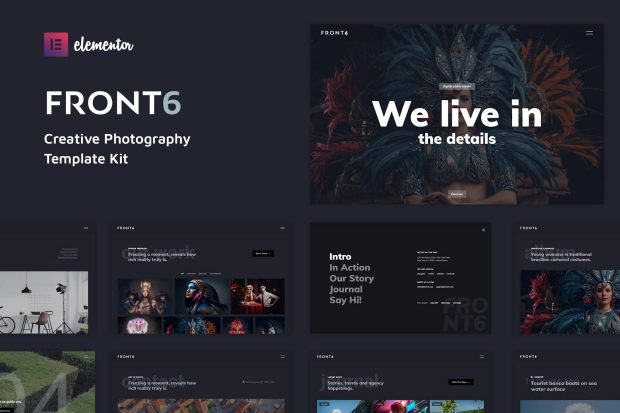 FrontSix - Creative Photography Template Kit