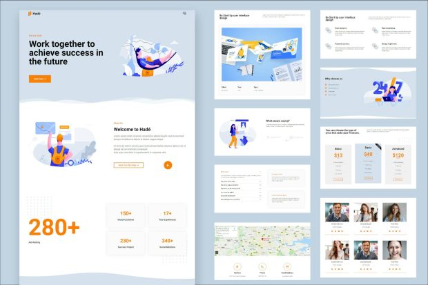 Hadé - Business Elementor Template Kit