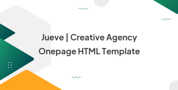 Jueve | Creative Agency Onepage HTML Template