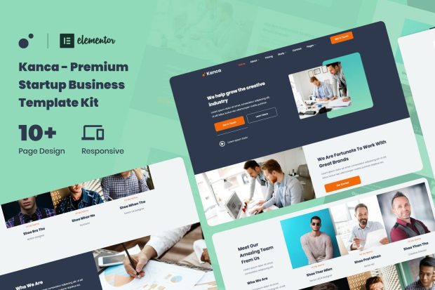 Kanca - Startup Business Consulting Elementor Template Kit