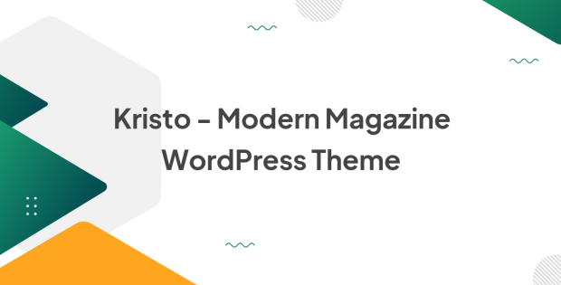 Kristo - Modern Magazine WordPress Theme 2.4