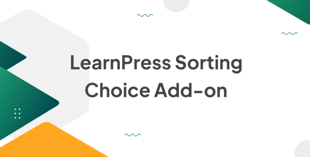 LearnPress Sorting Choice Add-on 4.0.1