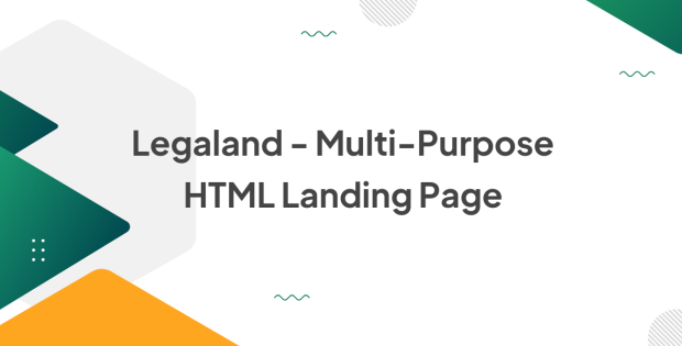 Legaland - Multi-Purpose HTML Landing Page