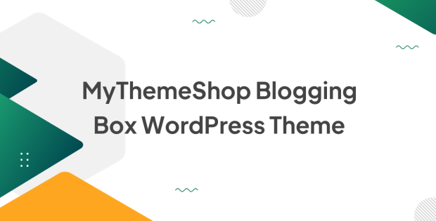 MyThemeShop Blogging Box WordPress Theme 1.2.4