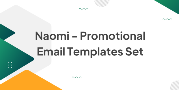 Naomi - Promotional Email Templates Set