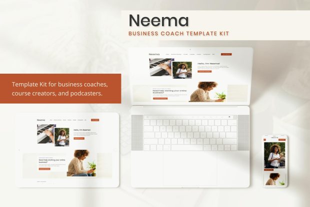 Neema - Business Coach Elementor Template Kit