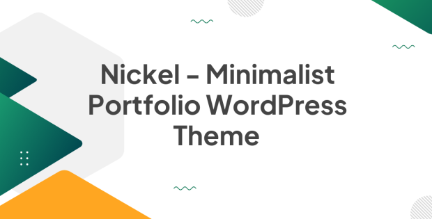 Nickel - Minimalist Portfolio WordPress Theme 1.0