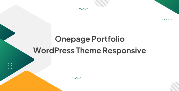 Onepage Portfolio WordPress Theme Responsive 2.3.2