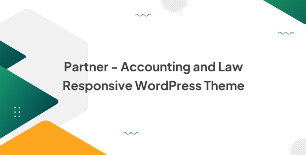 Partner - Accounting and Law Responsive WordPress Theme 1.0.5