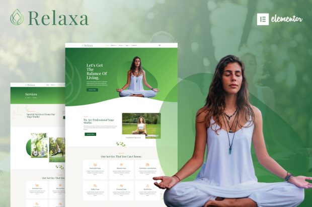 Relaxa - Yoga Teacher & Studio Elementor Template Kit