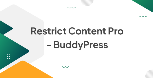 Restrict Content Pro - BuddyPress 2.1.8