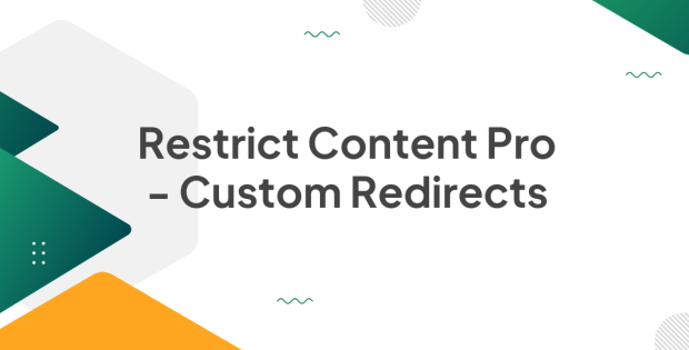 Restrict Content Pro - Custom Redirects 1.0.8