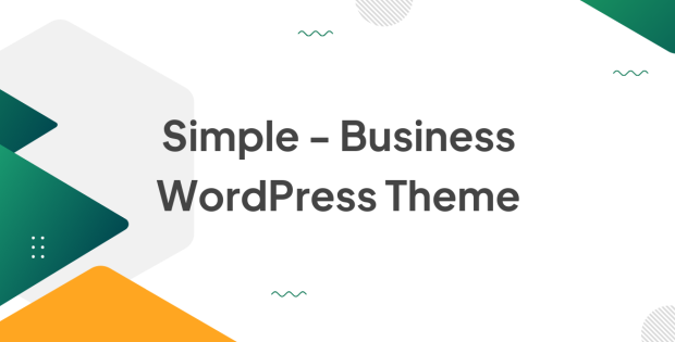 Simple - Business WordPress Theme 2.9.0