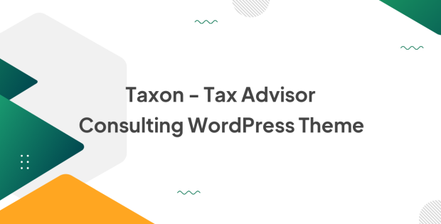 Taxon - Tax Advisor Consulting WordPress Theme 1.0.1