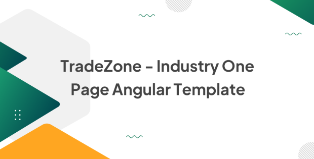 TradeZone - Industry One Page Angular Template