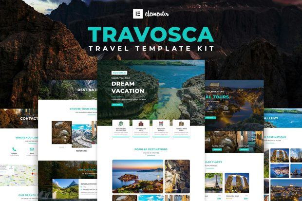 Travosca - Travel Elementor Template Kit