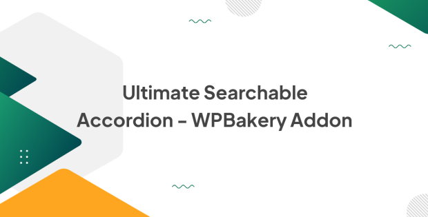 Ultimate Searchable Accordion - WPBakery Addon 1.2.4