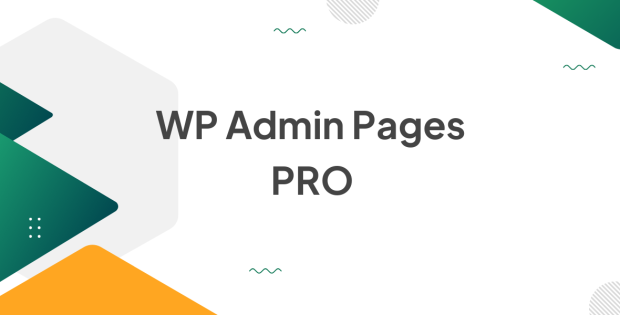 WP Admin Pages PRO 1.8.5