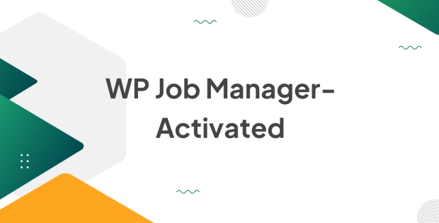 WP Job Manager 2.4.0 - Activated