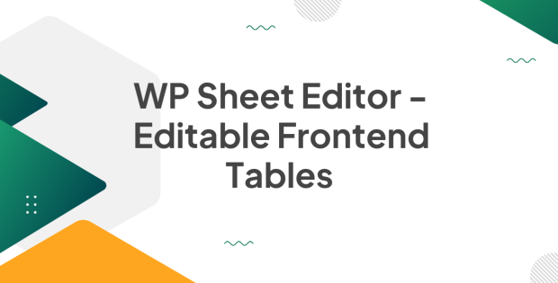 WP Sheet Editor - Editable Frontend Tables 2.4.39